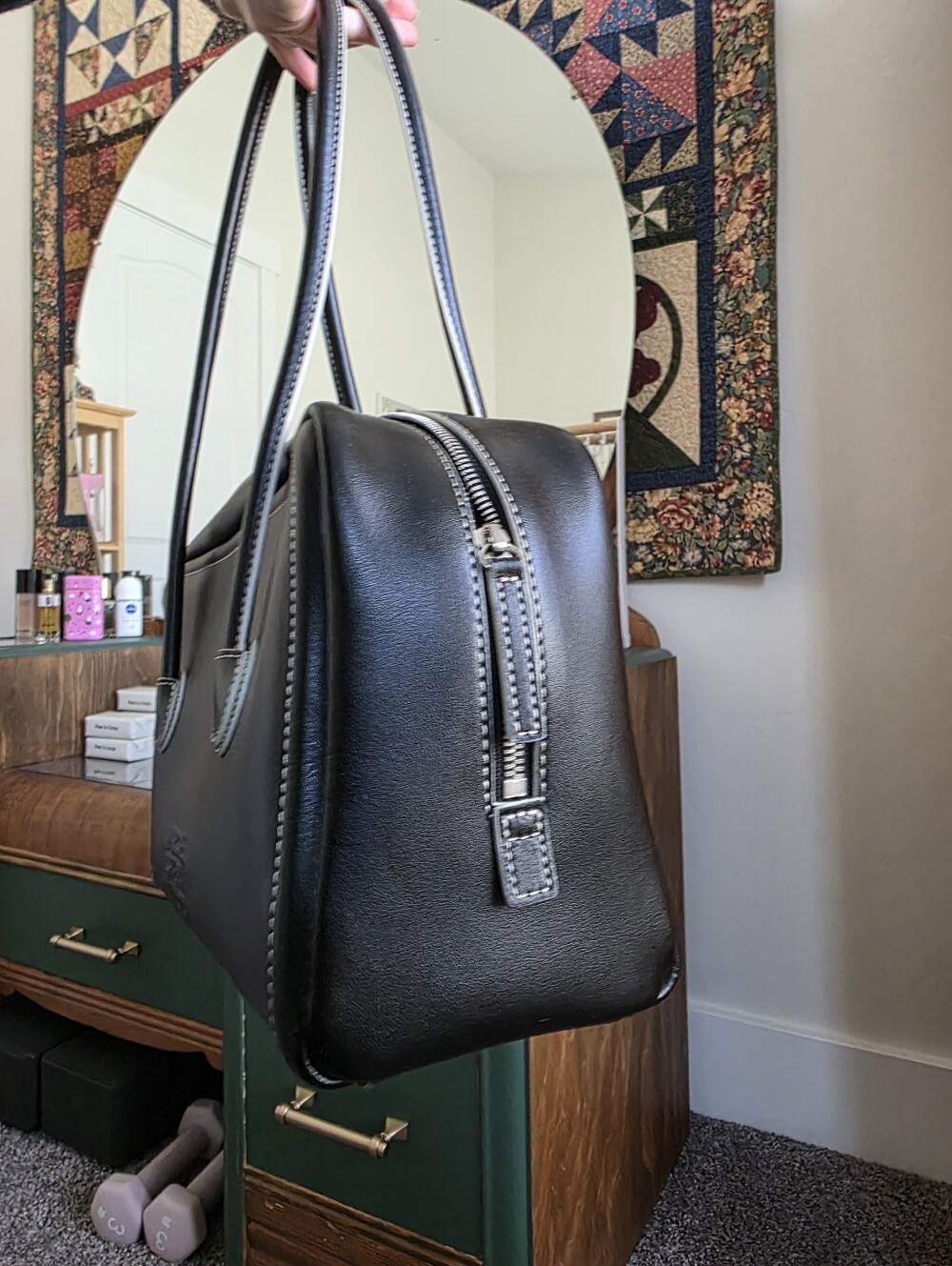 Marge Sherwood Black Purse - Picture 5 of 7